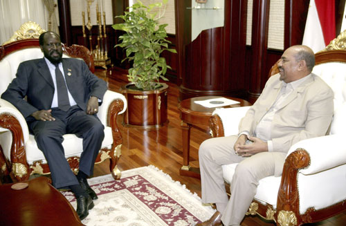 President of Sudan Omar al-Bashir, First Vice President of Sudan Salva Kiir