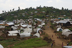 IDP camp in North Kivu, Congo