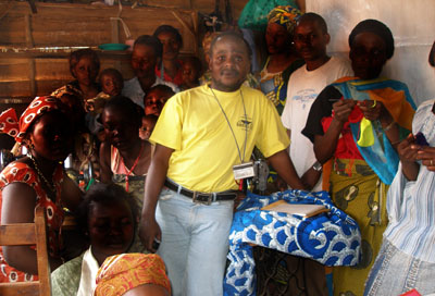 Amani and members of the Kivu Sewing Workshop. Enough/Candice Knezevic