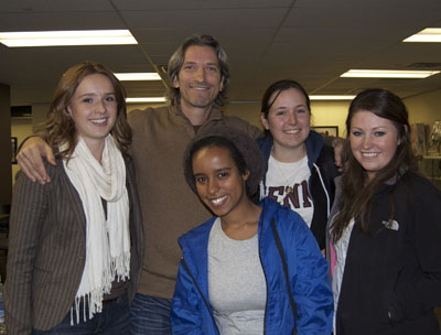 Students at Boston University with Enough's John Prendergast (Credit: The Howard Thurman Center at BU)