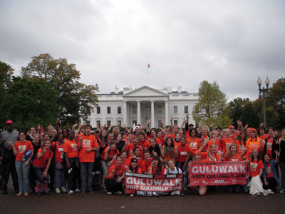 Activists gather at the White House for the 5th Annual GuluWalk. Credit: Katherine Southwick