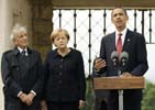 Obama delivers remarks at Buchenwald
