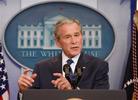 Bush at podium