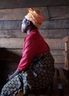 Congolese woman at a safe house
