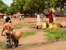 Families collect water in Rumbek - M.Fick