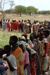 Sudanese in line