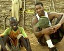T-Mac visits with boy in refugee camp T-Mac visits with boy in refugee camp