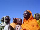 Women and children in Intifdada IDP camp, Sudan