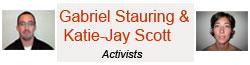Guest bloggers Gabriel Stauring and Katie-Jay Scott