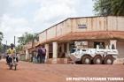 A UN armored vehicle on patrol in Bambari (August 2014) A UN armored vehicle on patrol in Bambari (August 2014)