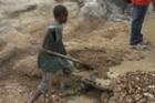 Child mining gold - S.Lezhnev