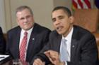President Obama and Special Envoy Gration - AP