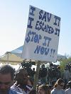 Save Darfur Rally Sign