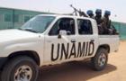 UNAMID truck in Darfur