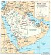 map of Saudi Arabia