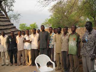 Darfuris from Abyei in the town of Agok Darfuris from Abyei in the town of Agok