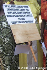 Ugandan women peace protesters