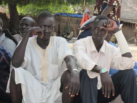 Police officer in southern Sudan